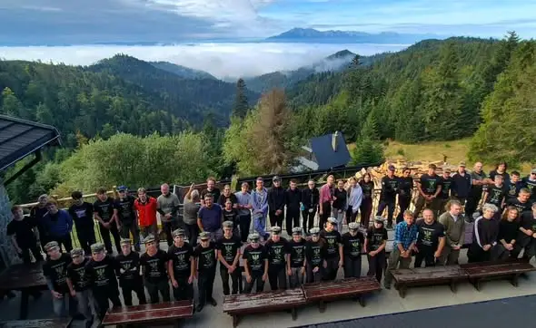 Uczniowie z Pyskowic na XXVIII Rajdzie „Partyzanckim Szlakiem” w Beskidzie Sądeckim