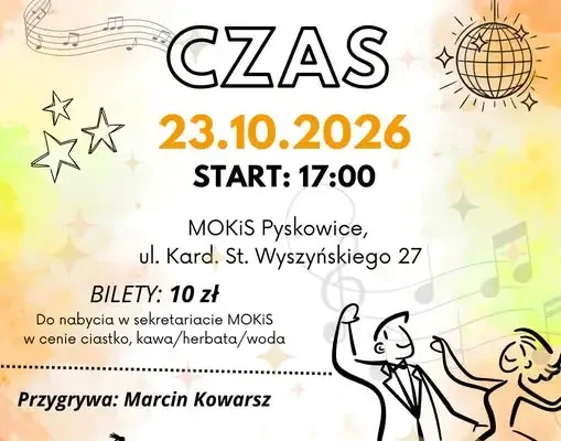 Prywatka jak za dawnych lat w MOKiS Pyskowice – 23 października