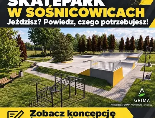 Skatepark w Sośnicowicach: trwają konsultacje społeczne