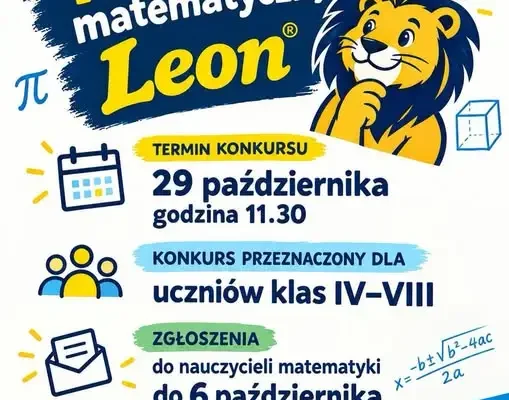 Konkurs matematyczny dla uczniów klas IV-VIII w Szkole Podstawowej nr 5 w Gliwicach