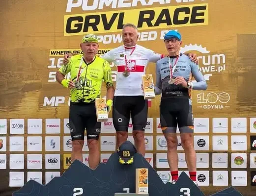 Krzysztof Podolski z Pyskowic mistrzem Polski w kolarstwie gravelowym