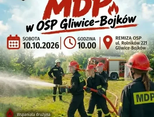 Zbiórka Młodzieżowej Drużyny Pożarniczej w OSP Gliwice-Bojków – 10 października 2026