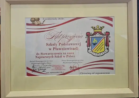 Pławniowice: Szkoła Podstawowa w elitarnym gronie najstarszych szkół w Polsce