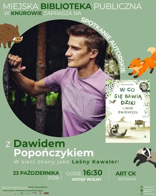 Leśny Kawaler spotka się z czytelnikami w Art CK w Knurowie