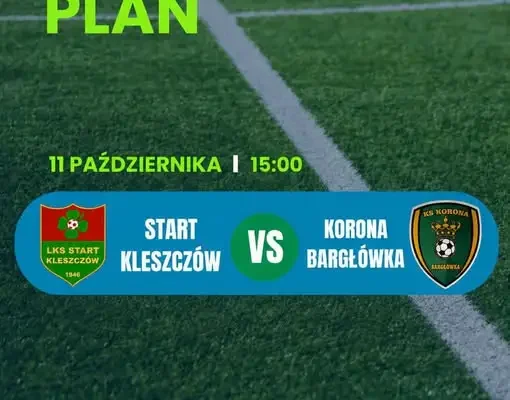 Piłka nożna w Gminie Rudziniec: Start Kleszczów zagra u siebie z Koroną Bargłówka