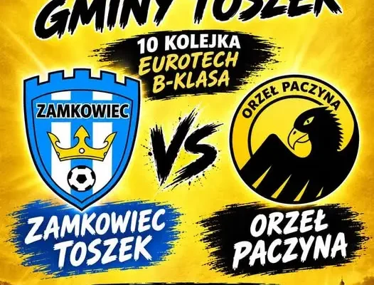 Derby Gminy Toszek: Orzeł Paczyna kontra Zamkowiec Toszek