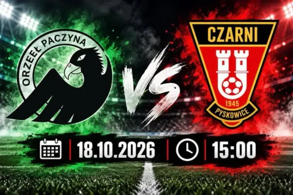 Orzeł Paczyna – MKSR Czarni Pyskowice. Zapowiedź niedzielnego meczu