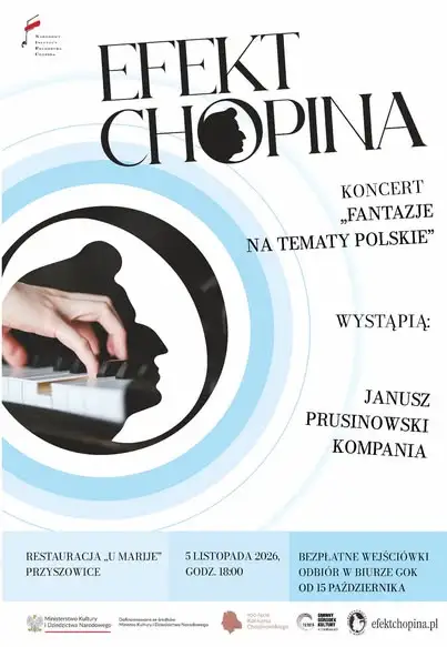 „Efekt Chopina” w Gierałtowicach – darmowy koncert łączący klasykę z ludową tradycją
