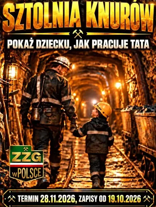 Sztolnia Knurów zaprasza na Dzień Otwarty – pokaż dziecku, jak pracuje tata