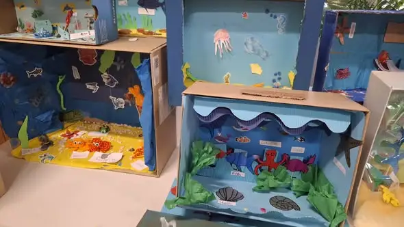Podwodny świat w Szkole Podstawowej nr 9 w Gliwicach – projekt „The Ocean World” klas 2a i 2b