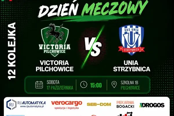 Victoria Pilchowice kontra Unia Strzybnica – dziś mecz III ligi śląskiej