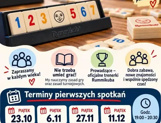 Rummikub w Gierałtowicach: międzypokoleniowe spotkania z grą planszową