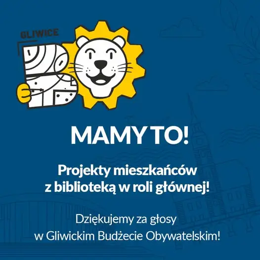 Gliwicki Budżet Obywatelski: festiwal literacki i dostęp do Legimi oraz Empik Go wygrywają