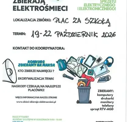 Zbiórka elektrośmieci w Gierałtowicach – 19–22 października