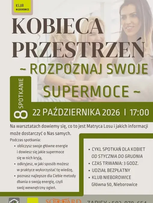 Kobieca Przestrzeń: warsztaty z Matrycą Losu w Nieborowicach