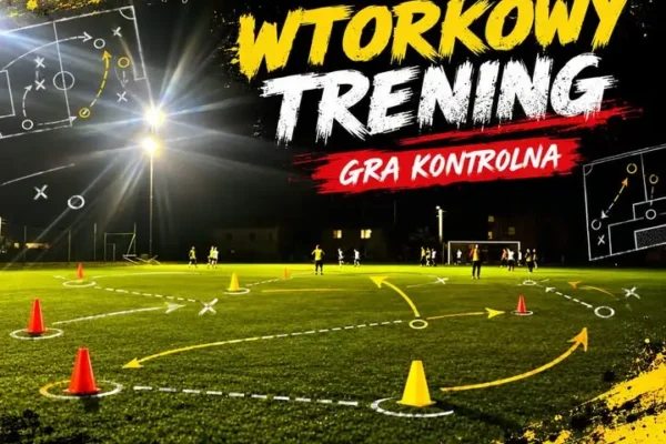 LKS 35 Gierałtowice: Wtorkowy trening pod światłami z grą kontrolną
