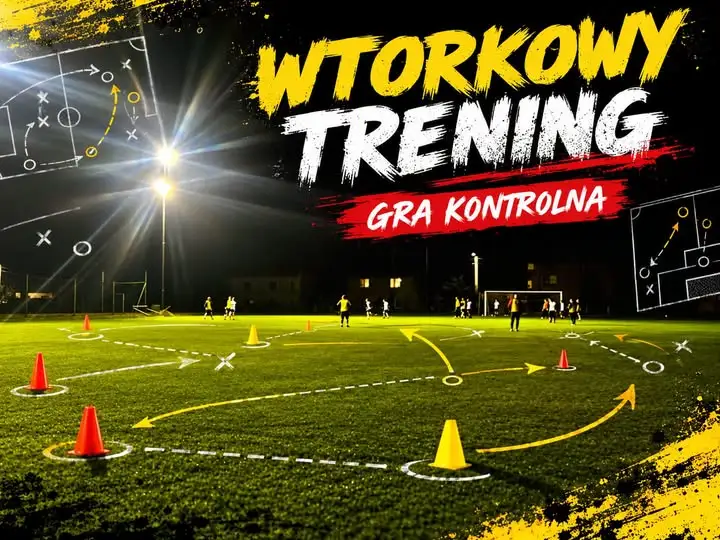 LKS 35 Gierałtowice: Wtorkowy trening pod światłami z grą kontrolną