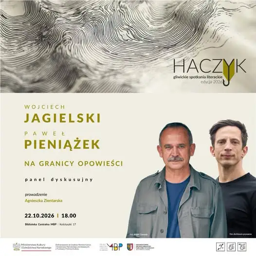 Gliwice: spotkanie z Wojciechem Jagielskim i Pawłem Pieniążkiem w Bibliotece Centralnej