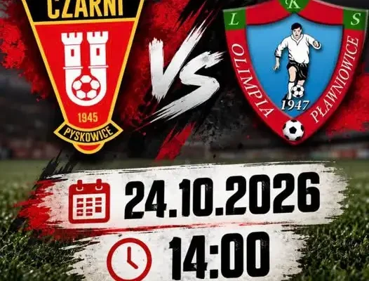 MKSR Czarni Pyskowice zagrają z Olimpią Pławniowice – zapowiedź meczu
