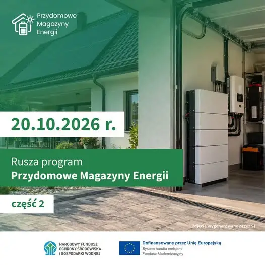 1 mld zł na przydomowe magazyny energii – rusza nabór dla prosumentów
