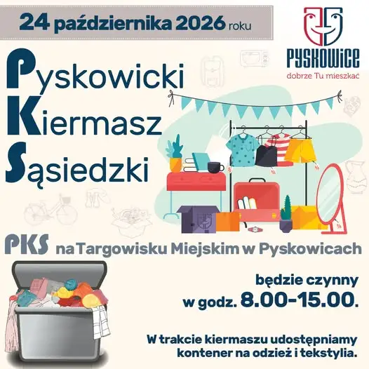 Pyskowice: sąsiedzki kiermasz PKS już 24 października