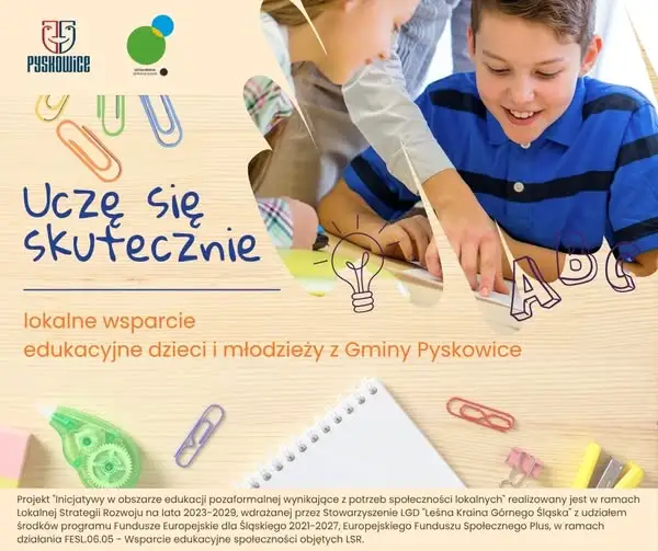 Pyskowice pozyskały 100 tys. zł na wsparcie edukacyjne uczniów