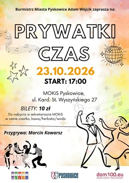 Weekend w Pyskowicach: prywatka, kiermasz, mecz i koncert Universe