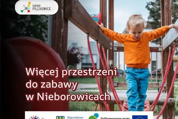 Nieborowice: nowoczesny plac zabaw przy przedszkolu dzięki funduszom unijnym