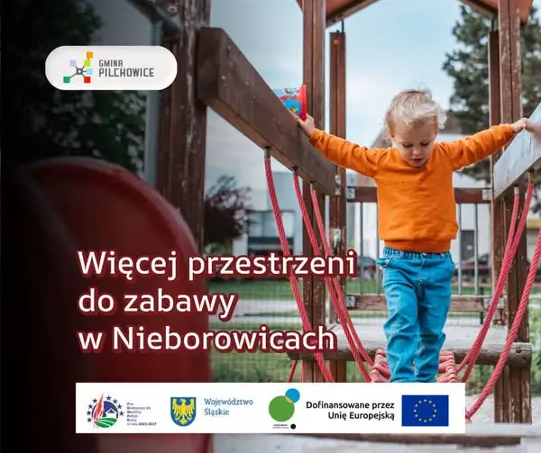 Nieborowice: nowoczesny plac zabaw przy przedszkolu dzięki funduszom unijnym