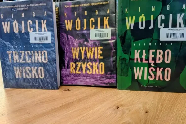 Kryminalna trylogia Kingi Wójcik polecana przez bibliotekę w Pyskowicach