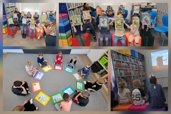 Przedszkolaki z Pyskowic odkrywały świat Mamy Mu w bibliotece