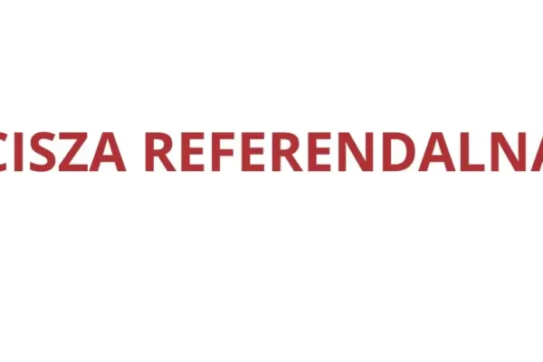 Cisza referendalna w gminie Rudziniec – co oznacza i czego nie wolno robić