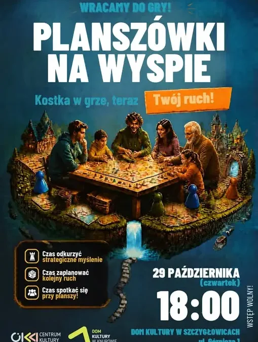 Planszówki na Wyspie – nowy sezon spotkań w Knurowie
