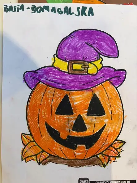 Jesienne i halloweenowe inspiracje na zajęciach artystycznych w Świetlicy w Przyszowicach