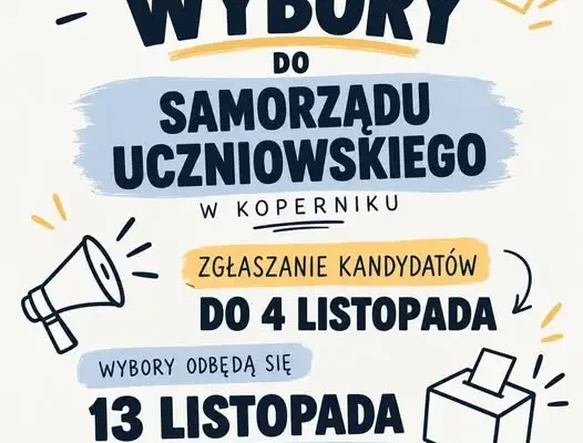 Wybory do Samorządu Uczniowskiego w Zespole Szkół w Knurowie – zgłoszenia do 4 listopada